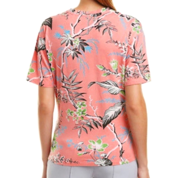 Diane Von Furstenberg Boyfriend Tee in Avalon Hyacinth - Picture 2 of 5